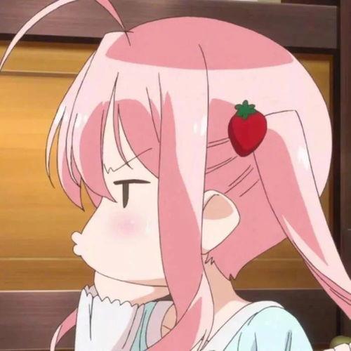 吃瓜女网红头像动漫可爱,动漫风吃瓜女网红头像萌动来袭